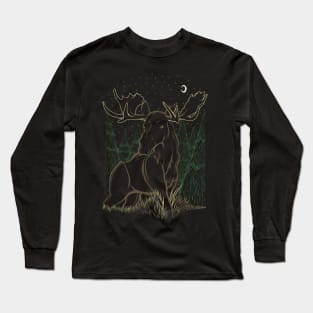 Canadian Bull Moose Long Sleeve T-Shirt